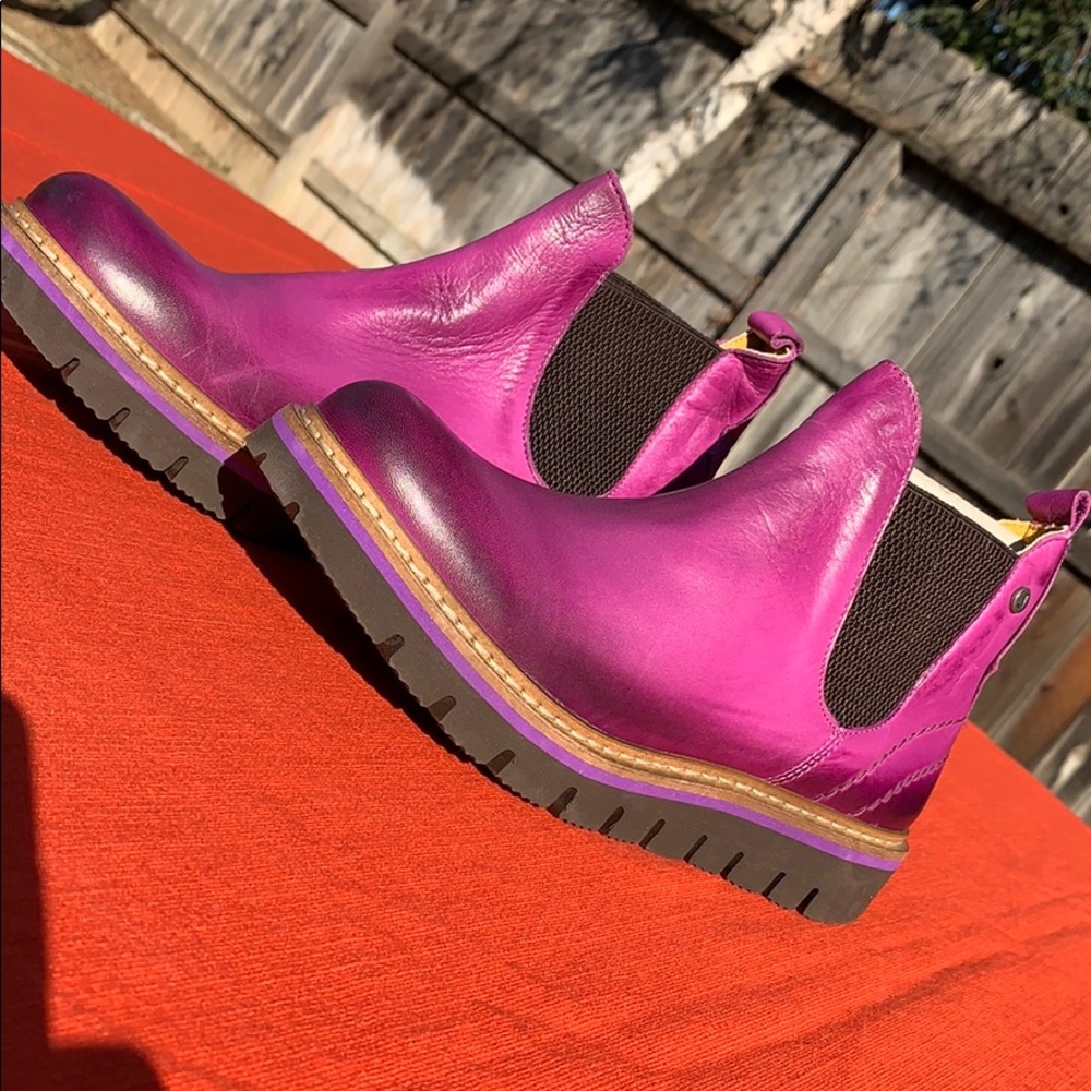 Jafa 315 Berry Ankle Boots Size 38 NWOB - Picture 8 of 10